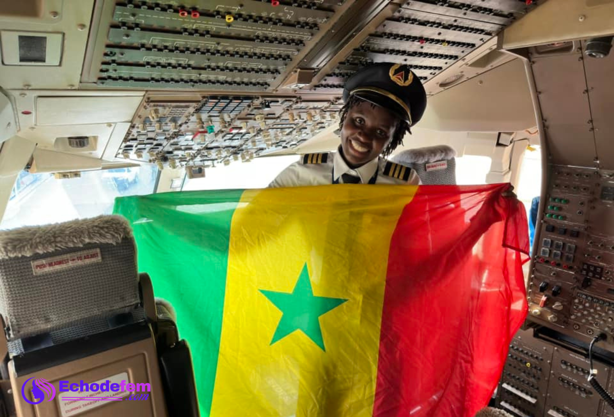 Khady Djibril Ndiaye, la sénégalaise pilote de ligne chez Delta Air Lines - echodefem.com (3)