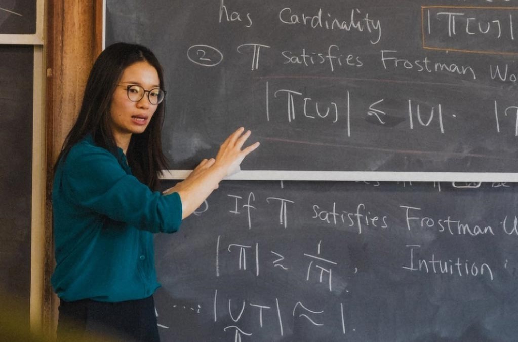 Hong Wang, mathématicienne